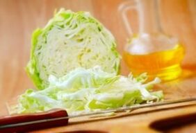Repolho picado para salada