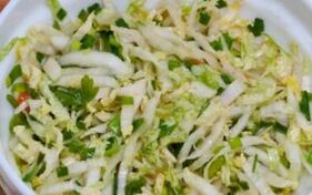 Salada de repolho de Pequim