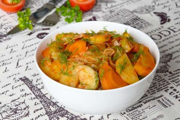 Ensopado de legumes